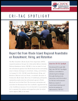 CRI-TAC Spotlight Resource Cover