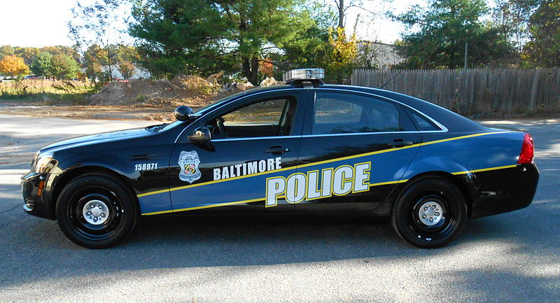 Baltimore Police Department car