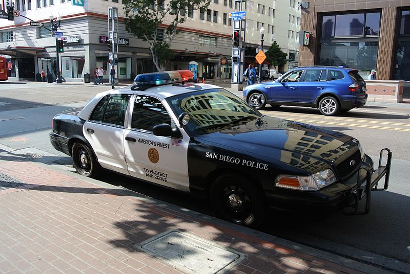 San Diego Police Department car