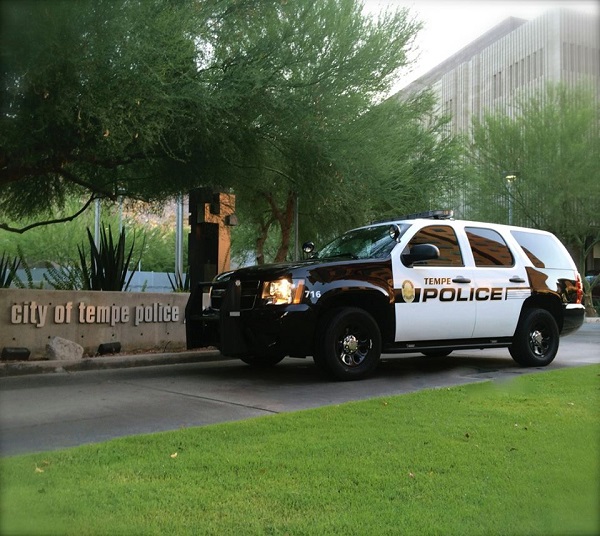 Tempe police vehicle