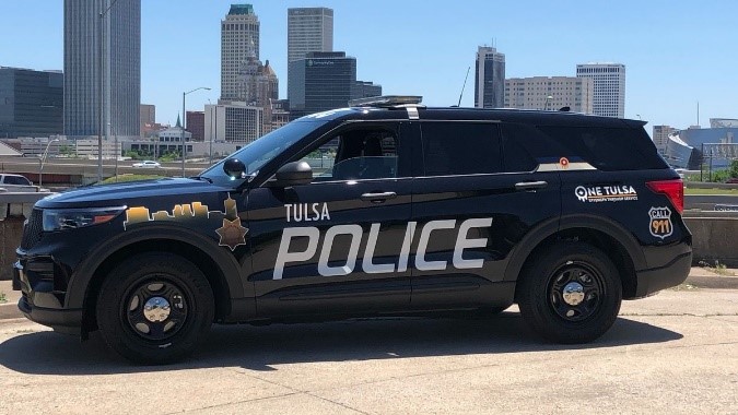 Tulsa Police car