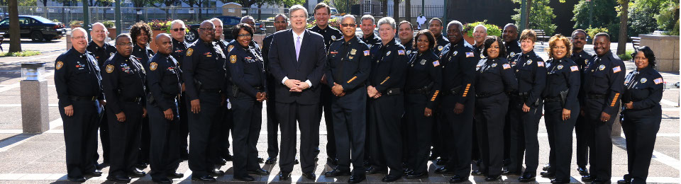 Memphis command staff and mayor