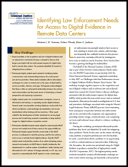 Identifying Needs for Access to Digital Evidence Report Cover