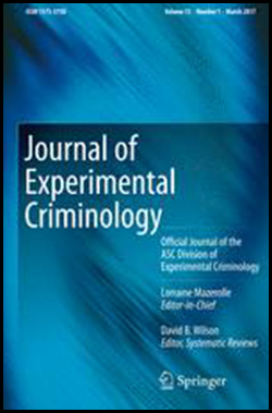 Journal of Experimental Criminology cover