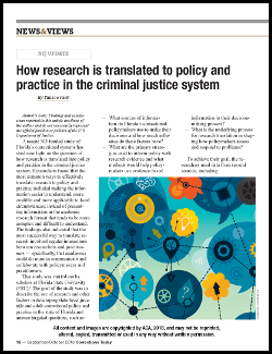 Translating Research to Policy and Practice Report Cover