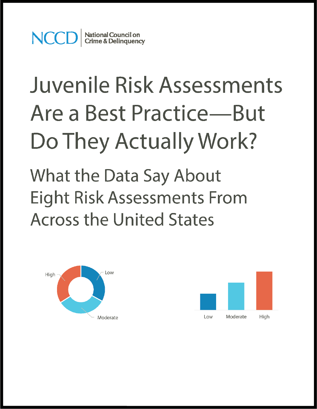 First page of document "Intimate Partner Violence"Juvenile Risk Assessments Are a Best Practice—But Do They Actually Work? What the Data Say About Eight Risk Assessments From Across the United States"