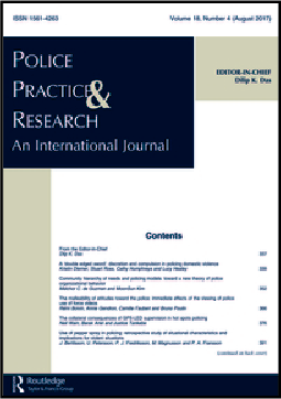 Cover of Police Practice and Research journal