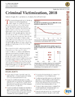 Criminal Victimization, 2018 report cover