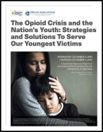 Opioid Crisis and the Nation's Youth report cover