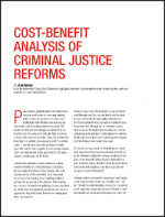 Cost Benefit Analysis Criminal Justice Cover