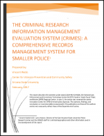 Criminal Research Information Management Evaluation System Cover