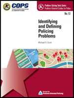 Identifying and Defining Policing Problems report cover