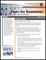 Project Safe Neighborhoods: Police-Corrections Partnerships Report Cover