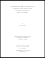 First page of document "Testing a Geospatial Predictive Policing Strategy: Application of ArcGIS 3D Analyst Tools for Forecasting Commission of Residential Burglaries"