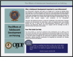 First page of document "The Effects of Adolescent Development on Policing"