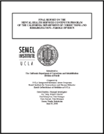 First page of document "Final Report on the Mental Health Services Continuum Program of the California Department of Corrections and Rehabilitation"