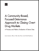 First page of document "A Community-Based, Focused-Deterrence Approach to Closing Overt Drug Markets"