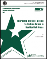 First page of document "Improving Street Lighting to Reduce Crime in Residential Areas"