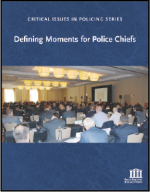 First page of document "Defining Moments for Police Chiefs"