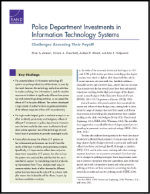 First page of document "Intimate Partner Violence"Police Department Investments in Information Technology Systems"