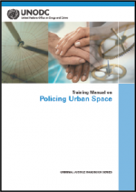 First page of Training Manual on Policing Urban Spaces