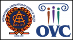 Logos for Office of Victims of Crime (OVC) and the International Association of Chiefs of Police 