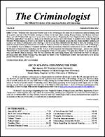 The Criminologist volume cover