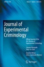 Journal of Experimental Criminology Cover