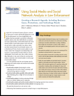 Using Social Media and Social Network Analysis Report Cover