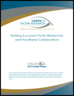 Victim Researcher and Practitioner Report Cover