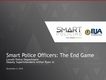 SMART Police Officers Webinar First Slide