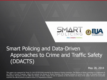Data-Driven Approaches to Crime and Traffic Safety Webinar First Slide