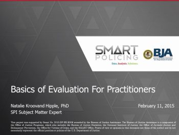 Basics of Eval Webinar First Slide