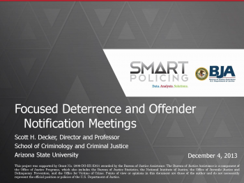 Focused Deterrence Webinar First Slide