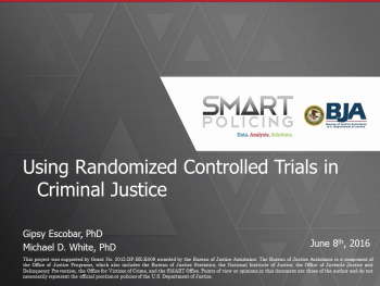 Using Randomized Controlled Trials Webinar First Slide