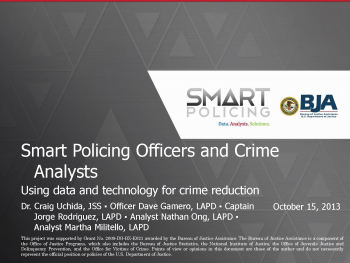 Smart Policing Officers Webinar First Slide