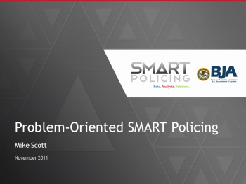 Problem Oriented Policing Webinar First Slide